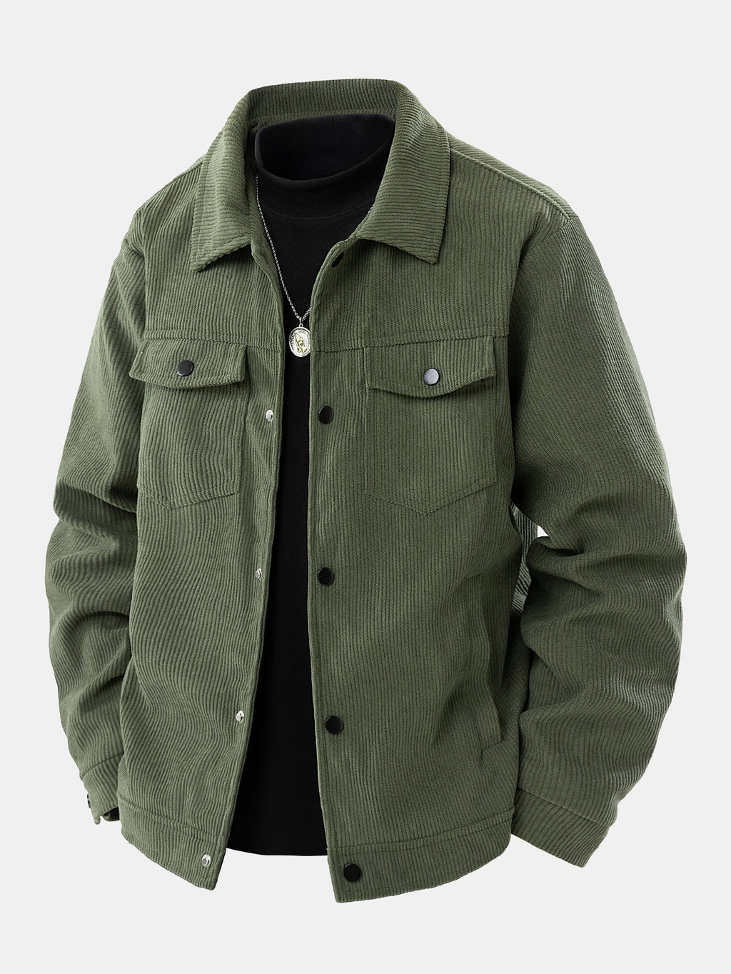 Chaqueta de pana de bolsillo