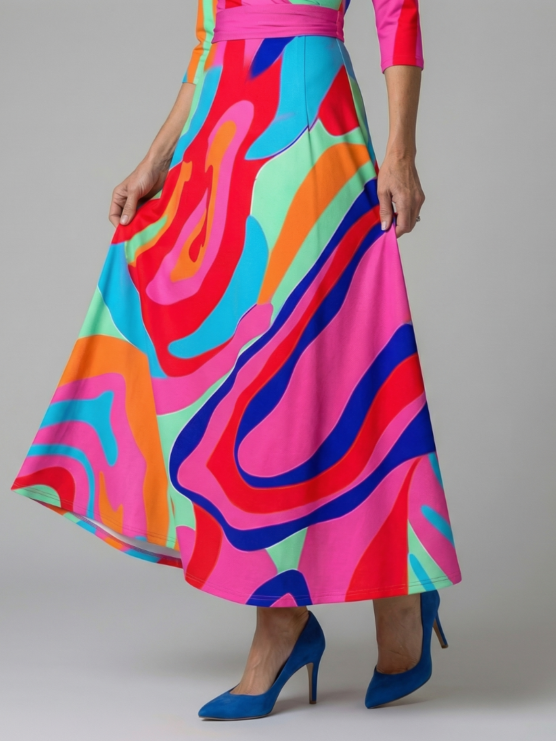 Juana | Vestido midi con escote cruzado