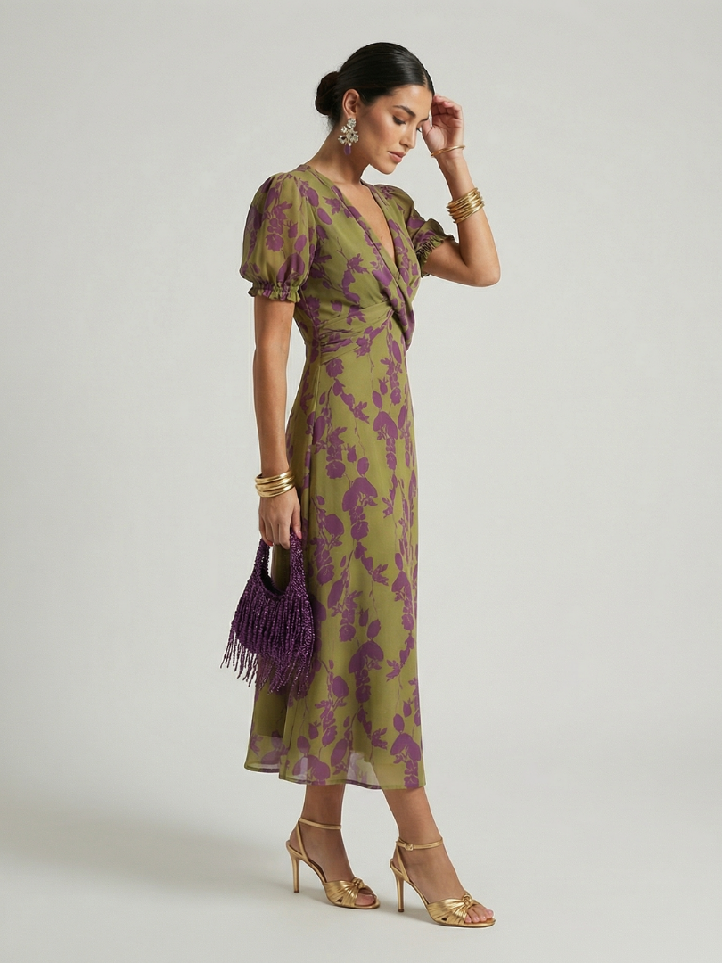 Natalia | Vestido midi floral