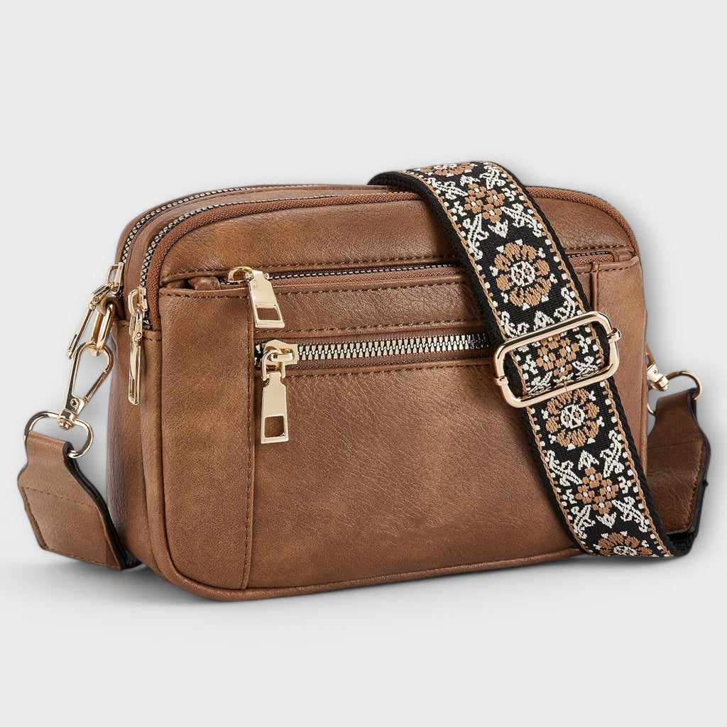 Bolso bandolera de cuero vegano