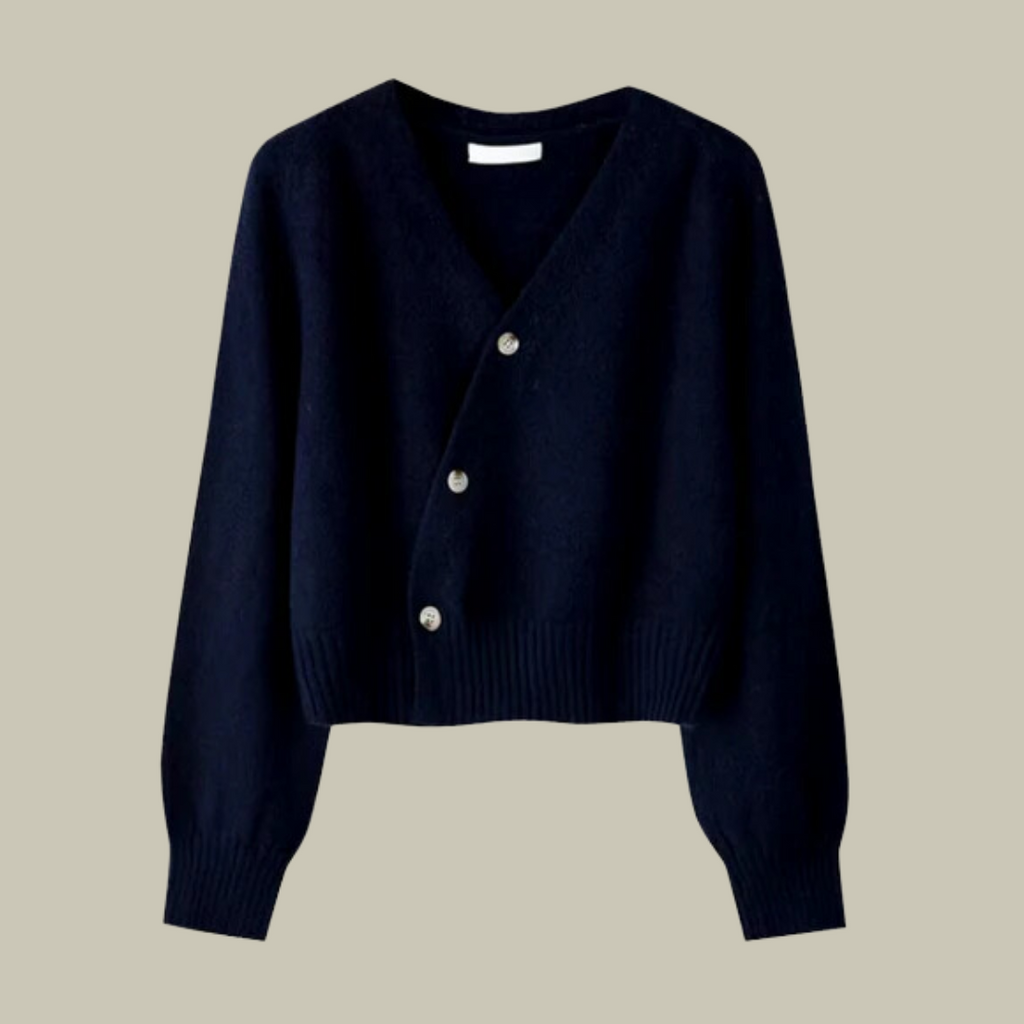 Chaqueta de punto suave de lana merino