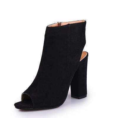 Zapatos de mujer de tacón grueso