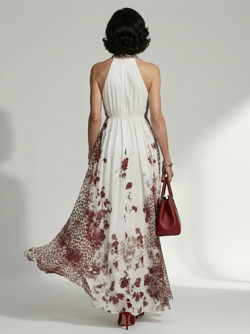 Graciela | Vestido maxi plisado