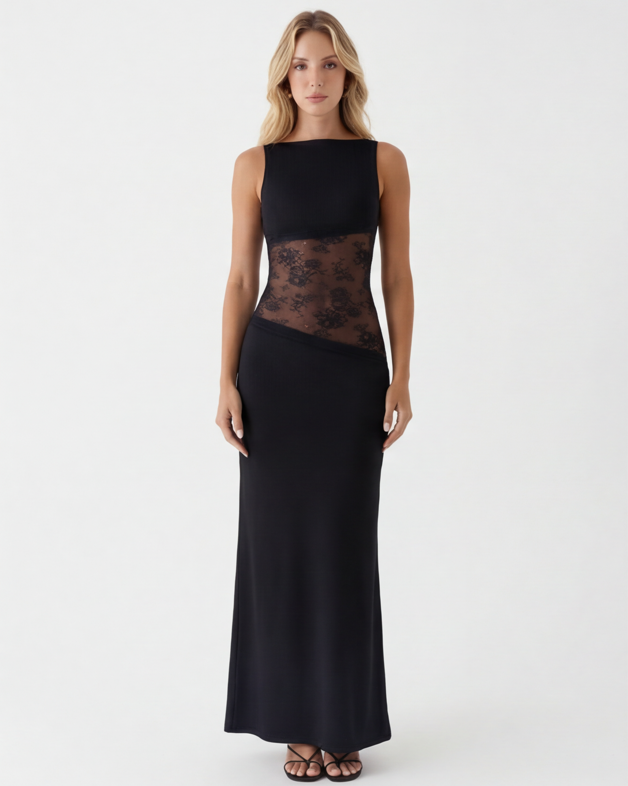ARIA | Maxi con corte de velo