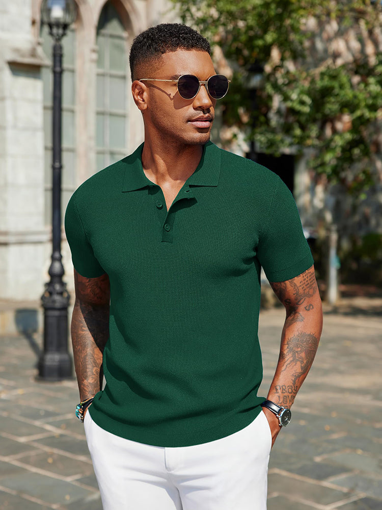Camisa polo de punto