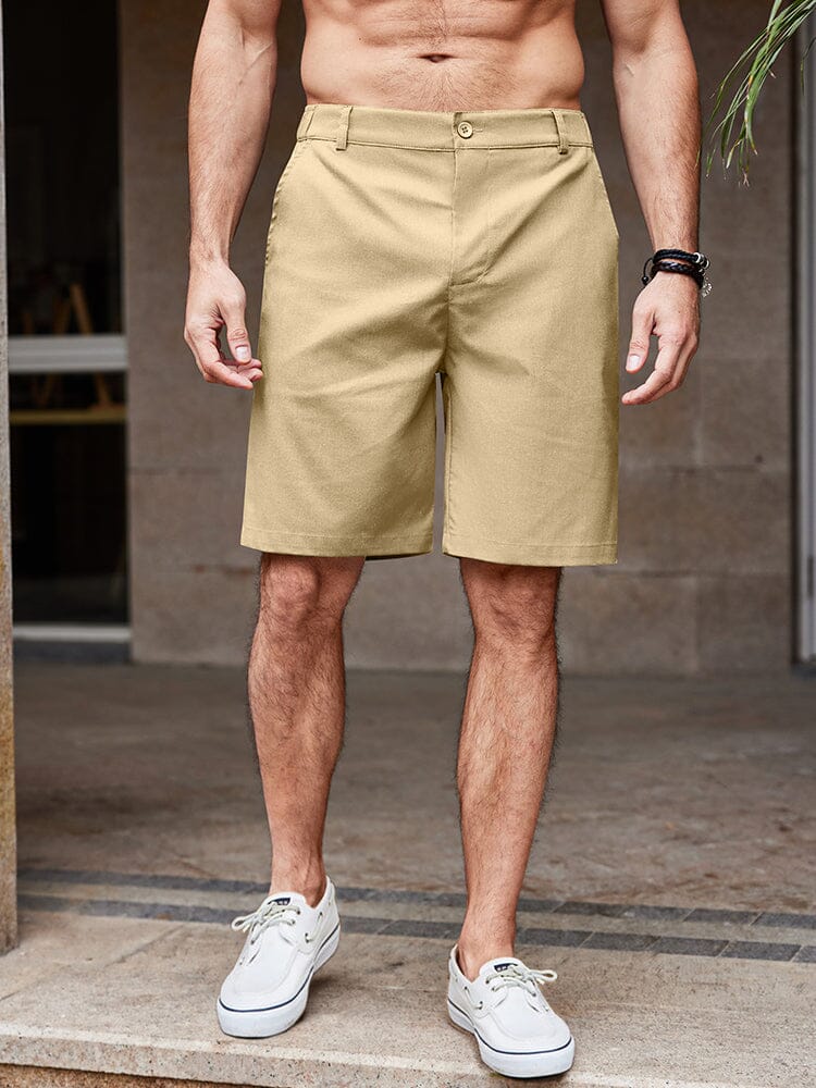 Shorts de verano de corte recto