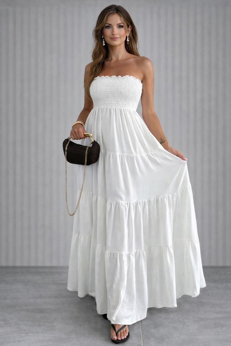 Vestido largo estilo bohemio