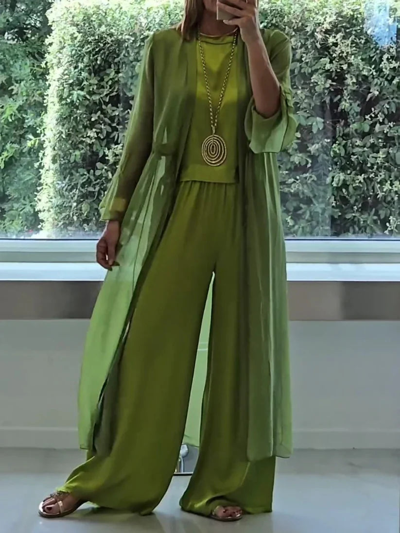 Conjunto de traje elegante y cómodo