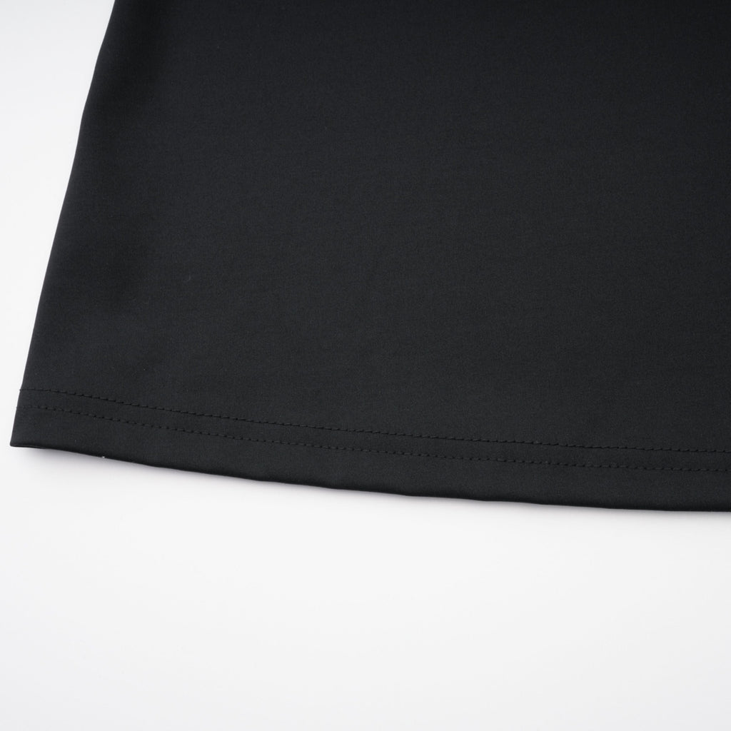 Vestido maxi negro con escote en ojo de cerradura