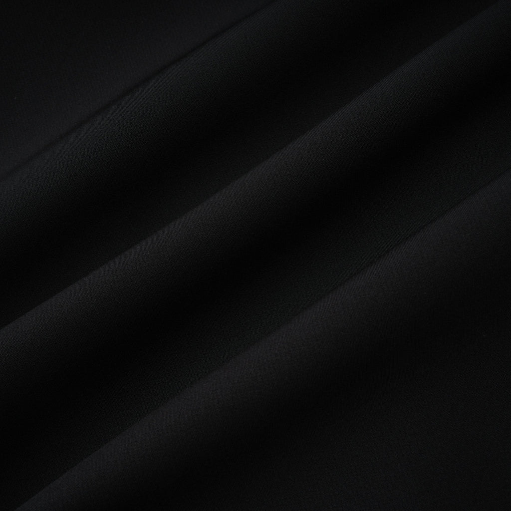 Vestido maxi con panel de encaje negro