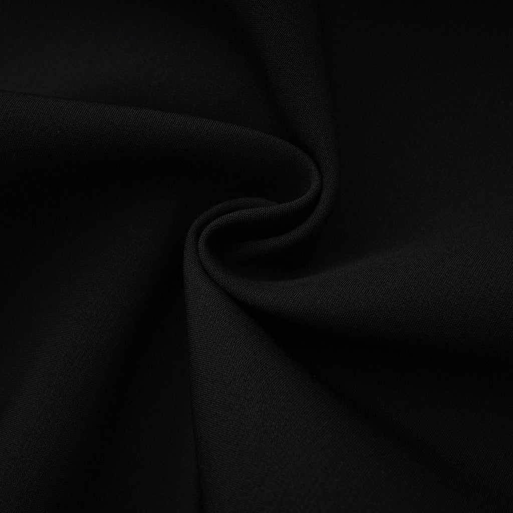 Vestido maxi con panel de encaje negro