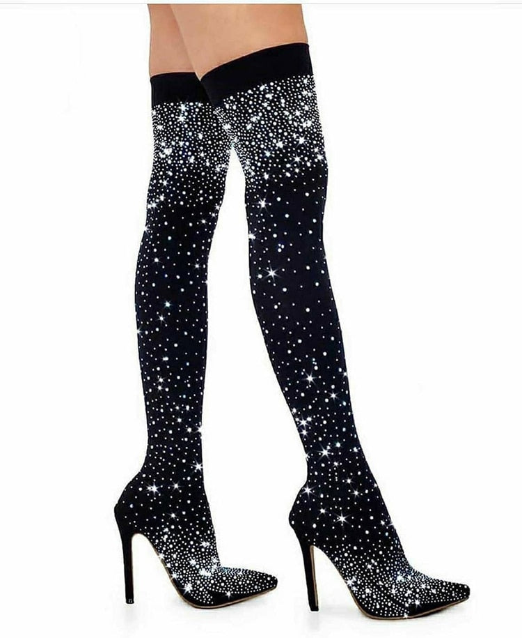 Mika Chrystal Tacones