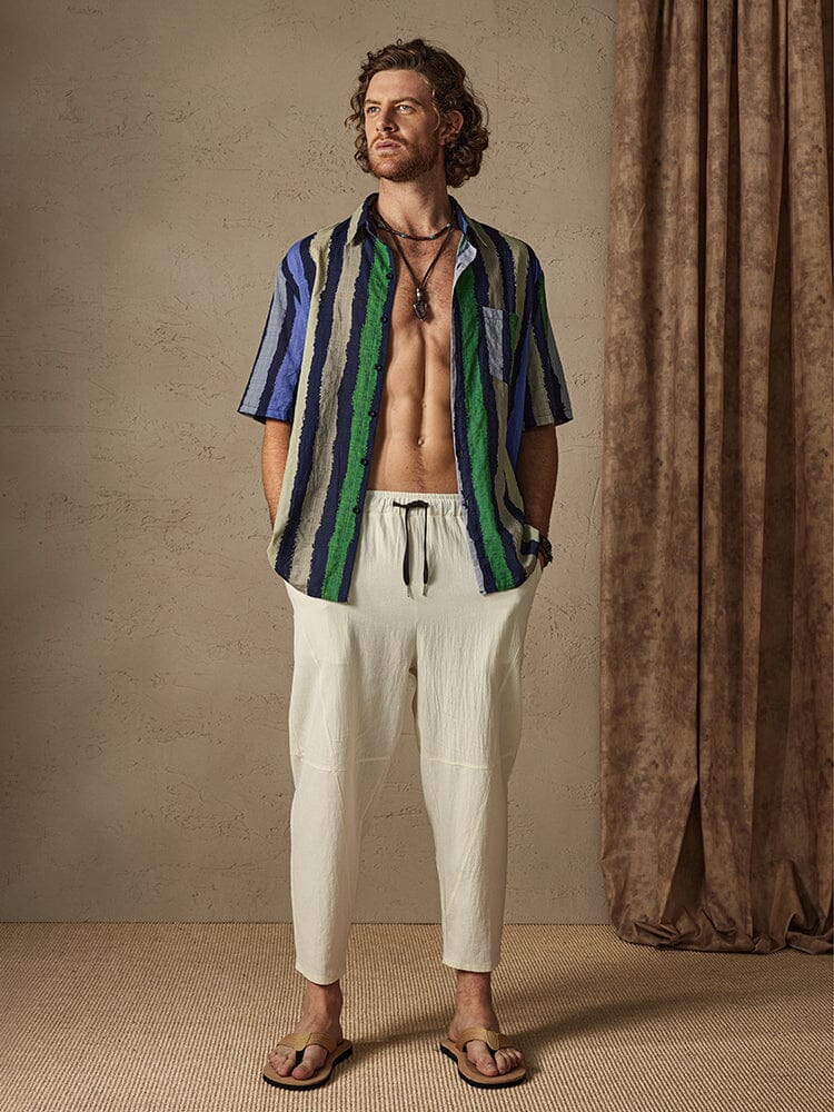 Camisa de playa de algodón