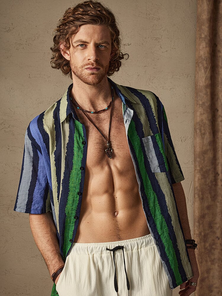 Camisa de playa de algodón
