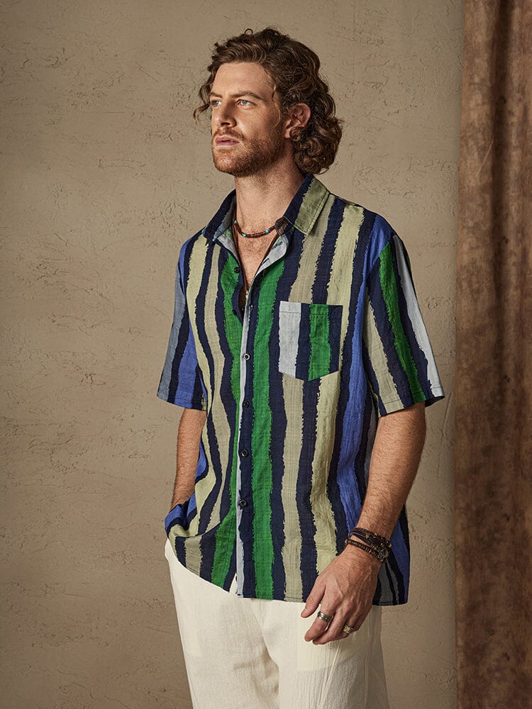 Camisa de playa de algodón