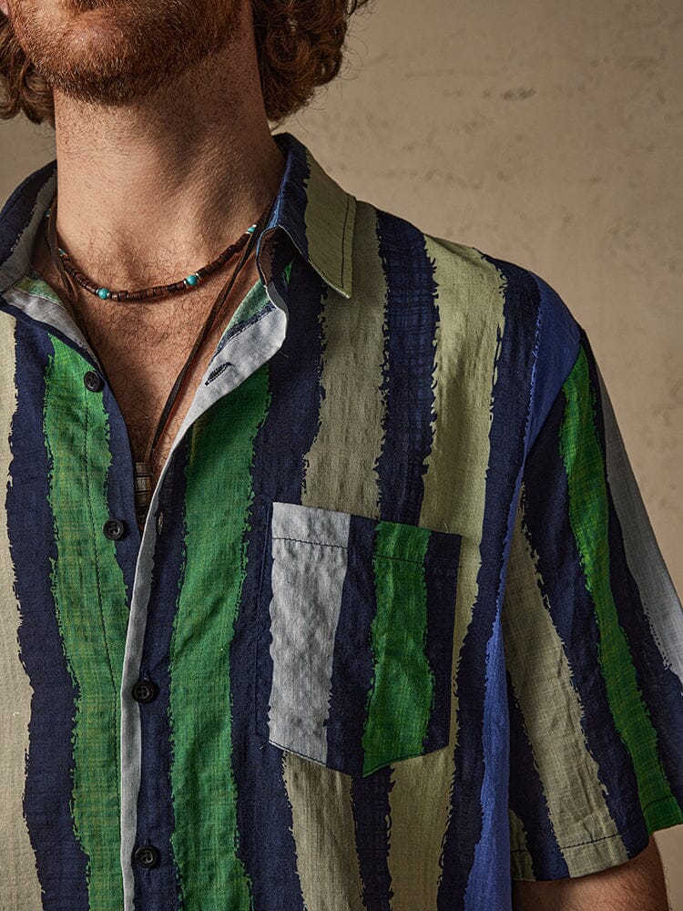 Camisa de playa de algodón