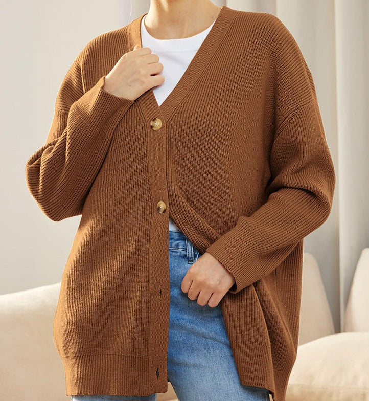 Chaqueta de punto oversized