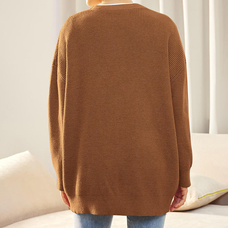 Chaqueta de punto oversized