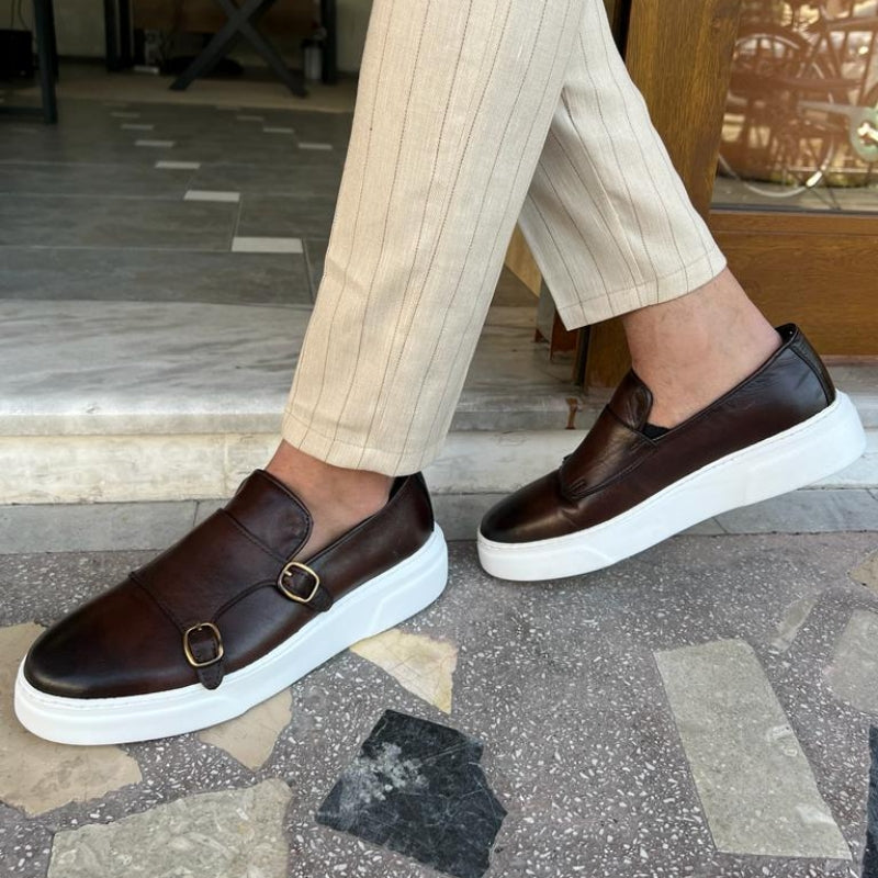 Mocasines de piel