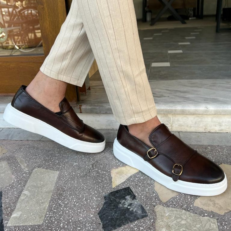 Mocasines de piel