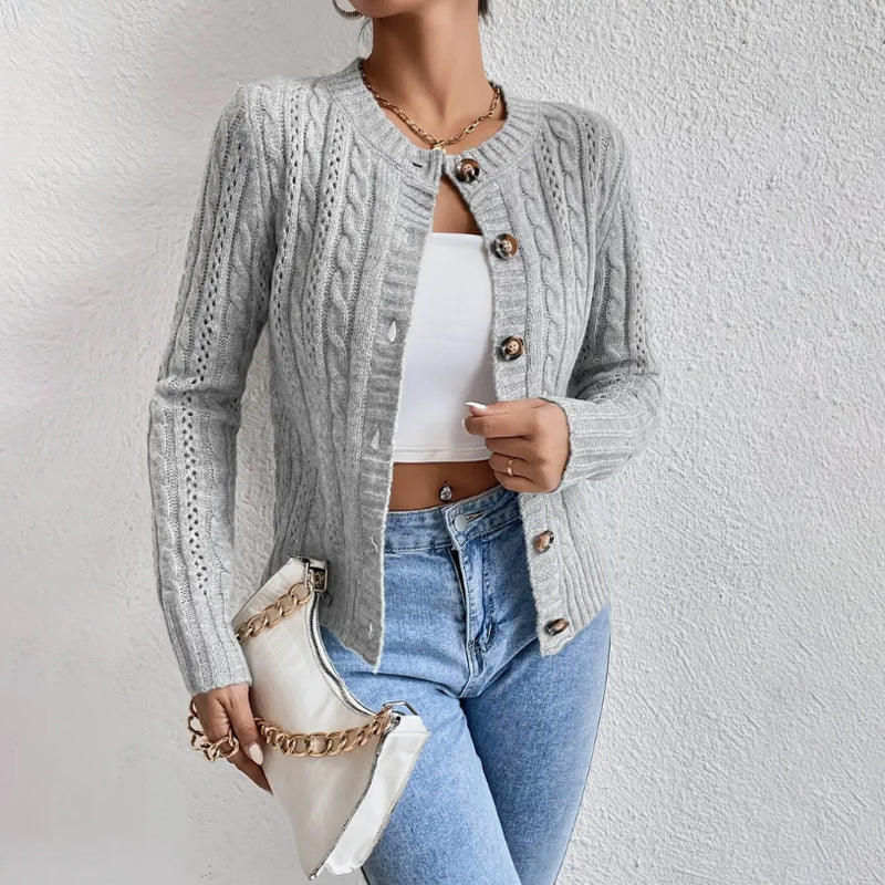 Chaqueta de Punto Corto Moderna