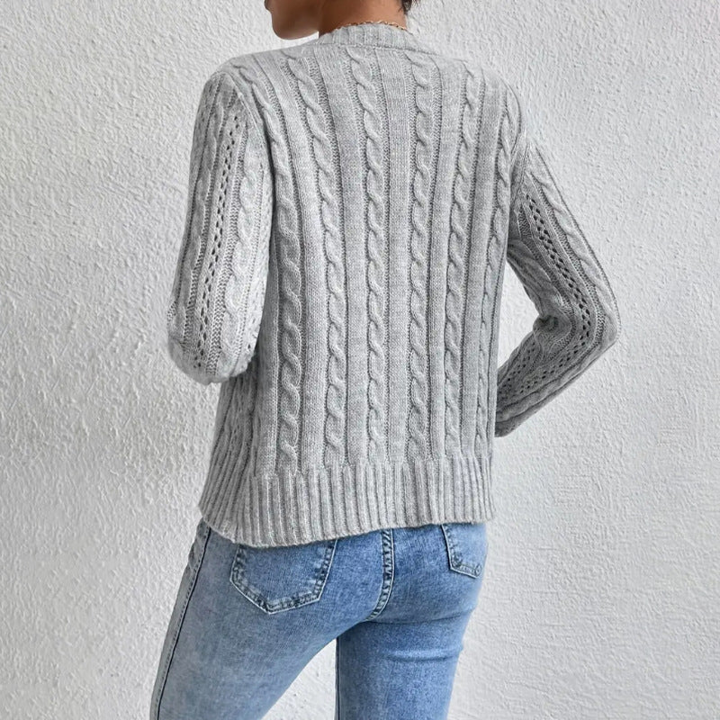 Chaqueta de Punto Corto Moderna