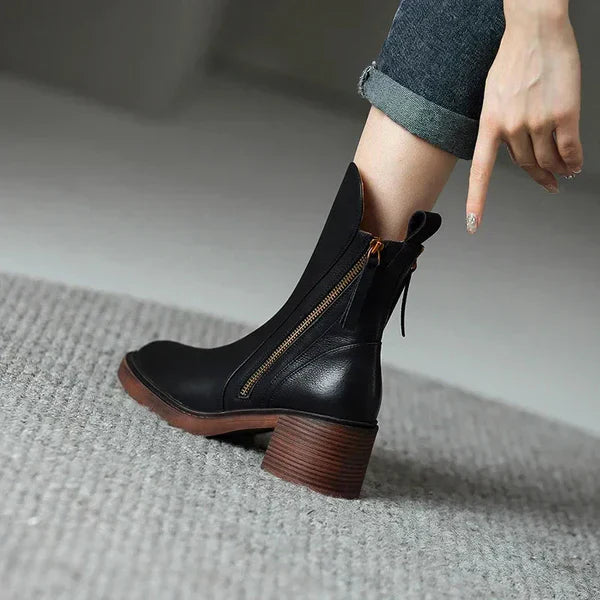 Botines de cuero