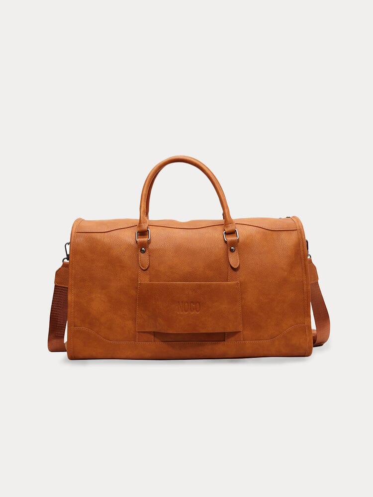 Bolsa duffel de cuero