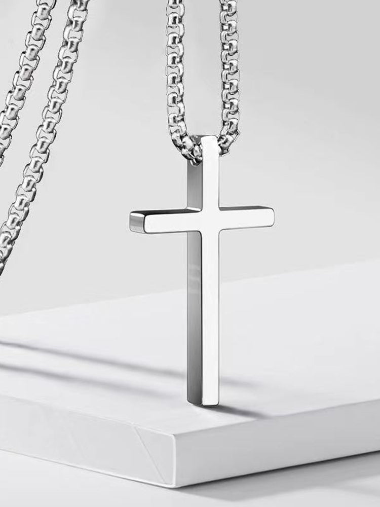 Collar con colgante de cruz