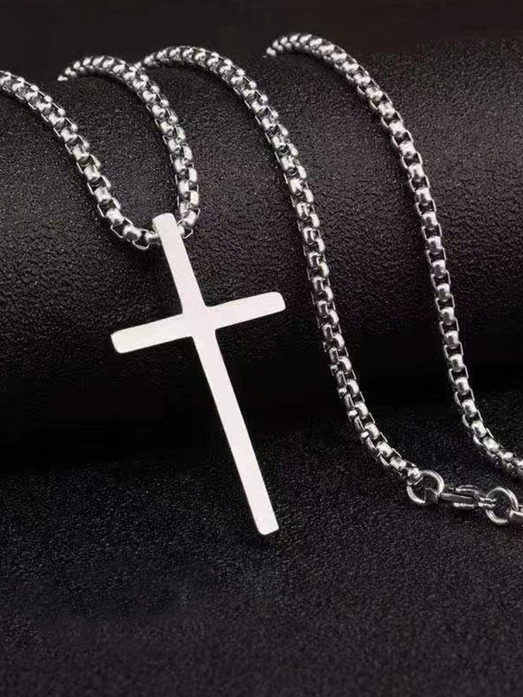 Collar con colgante de cruz