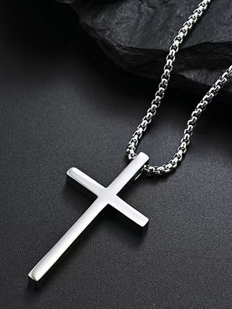 Collar con colgante de cruz