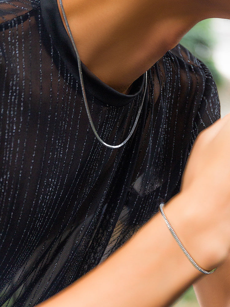 Conjunto de collar y pulsera