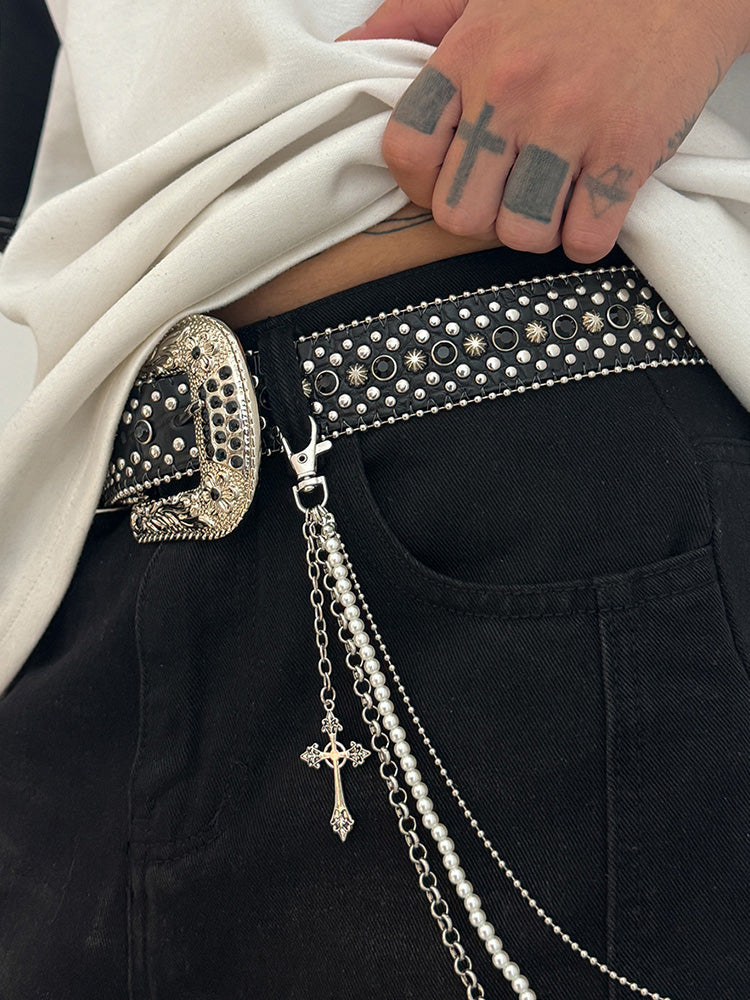 Cadena para pantalones con doble capa