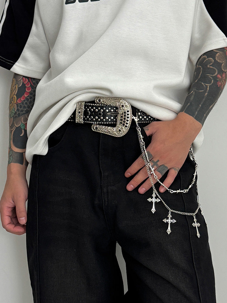 Cadena para pantalones con doble capa