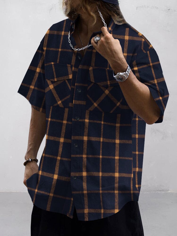 Camisa casual de cuadros