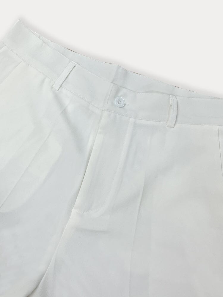 Pantalones de traje de corte recto