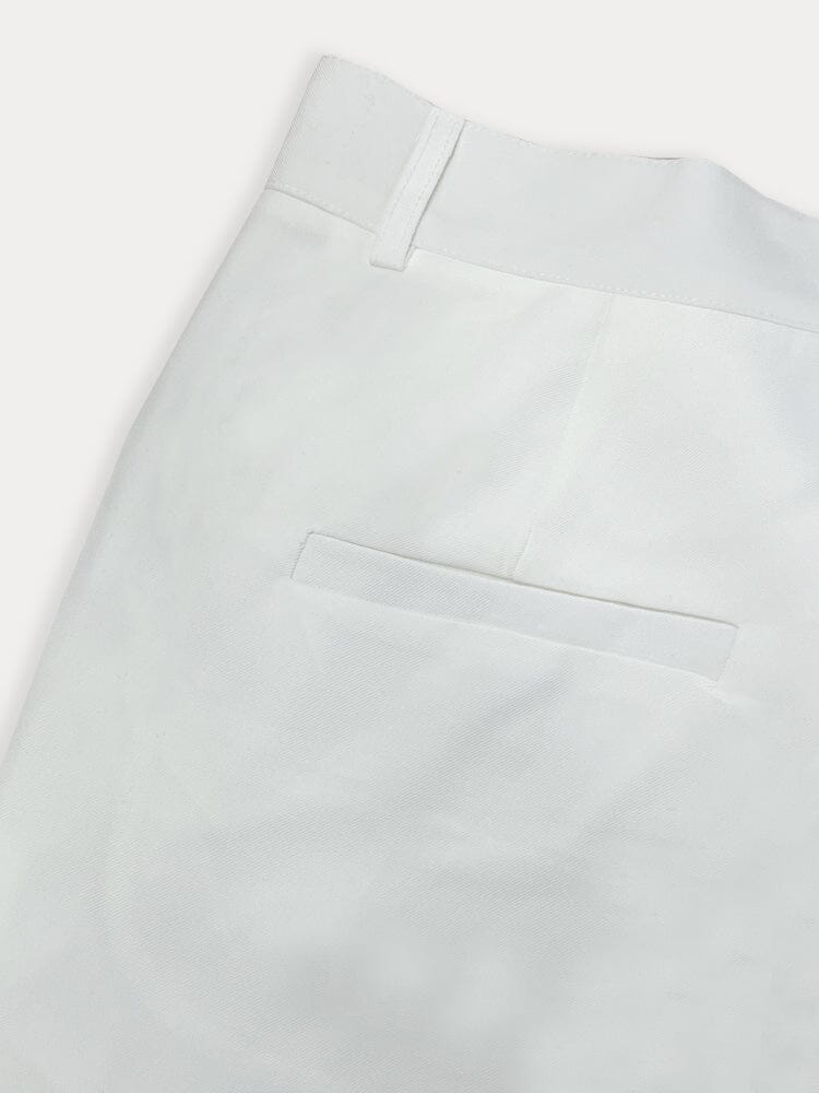 Pantalones de traje de corte recto
