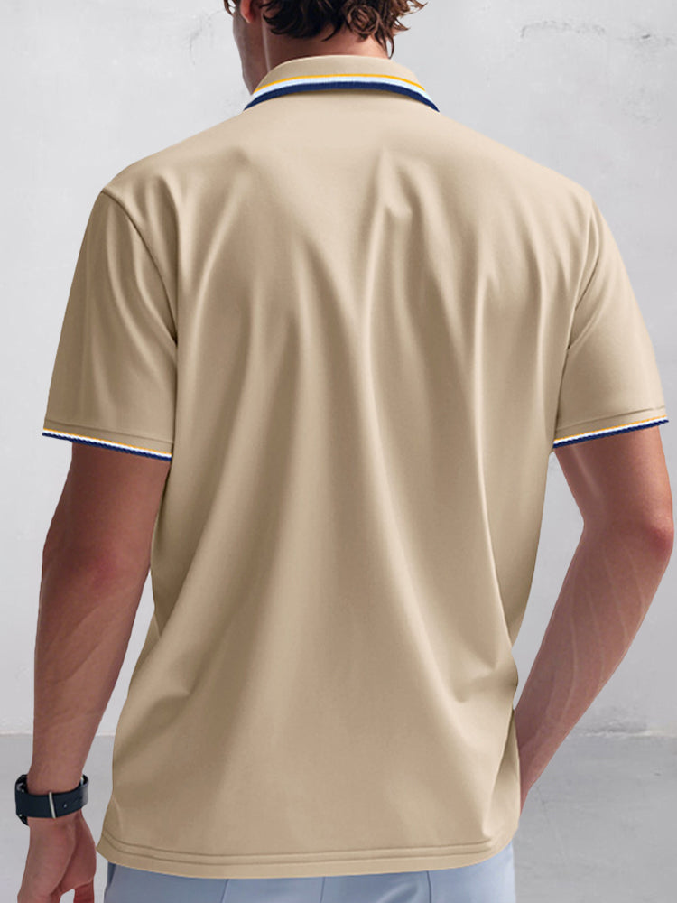 Polo de moda de corte holgado