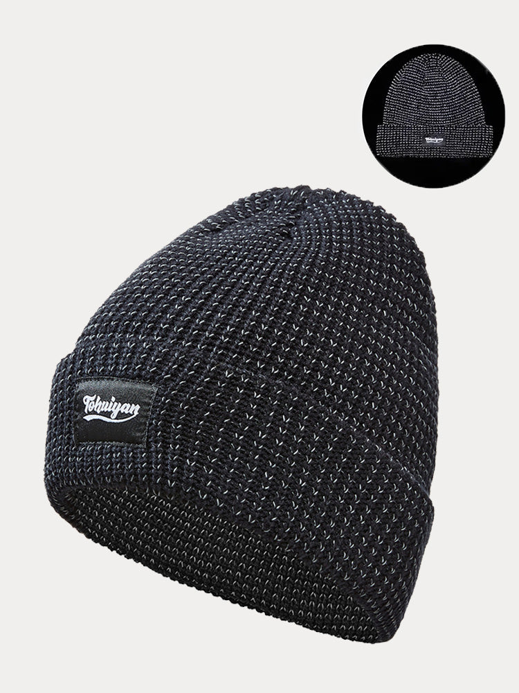 Gorro de punto con puño
