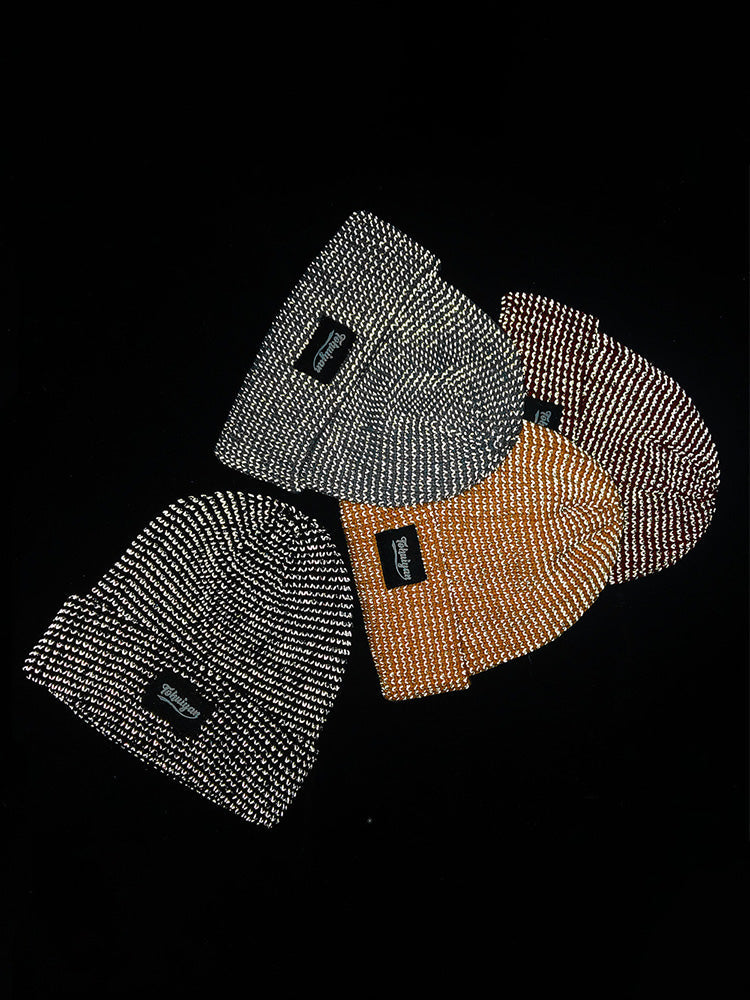 Gorro de punto con puño