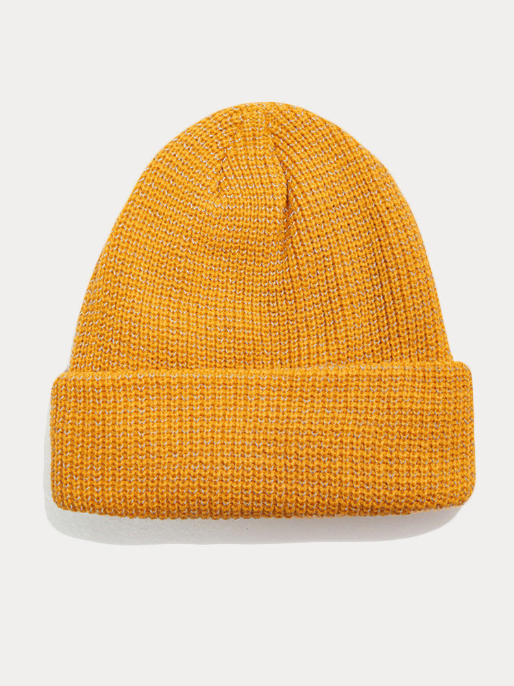 Gorro de punto con puño