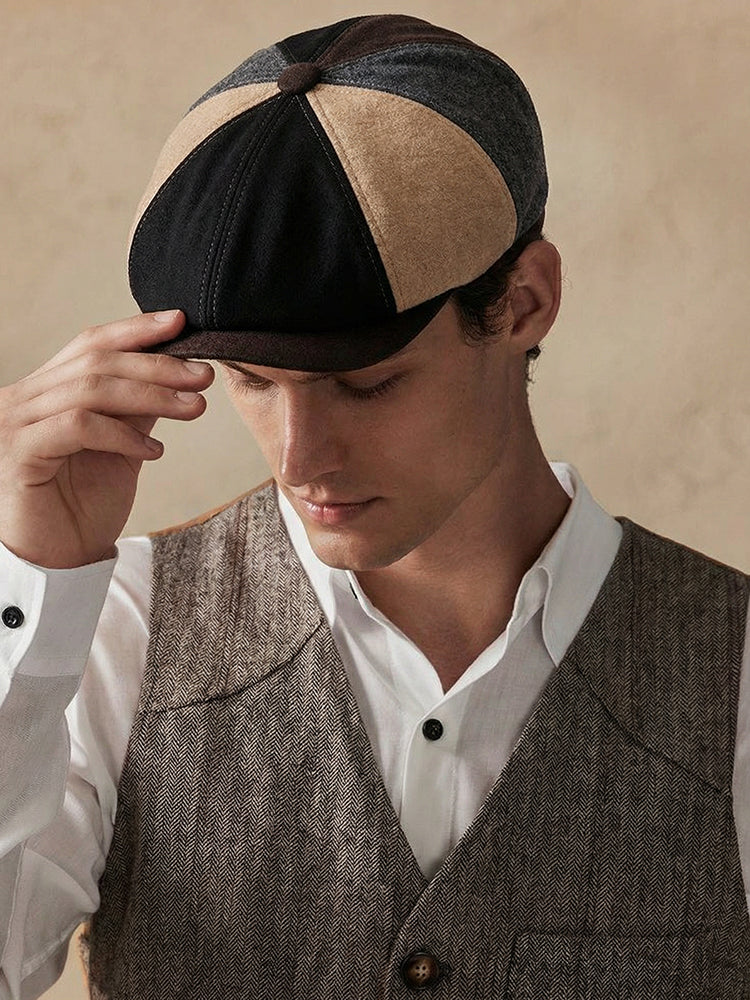 Gorra tipo newsboy