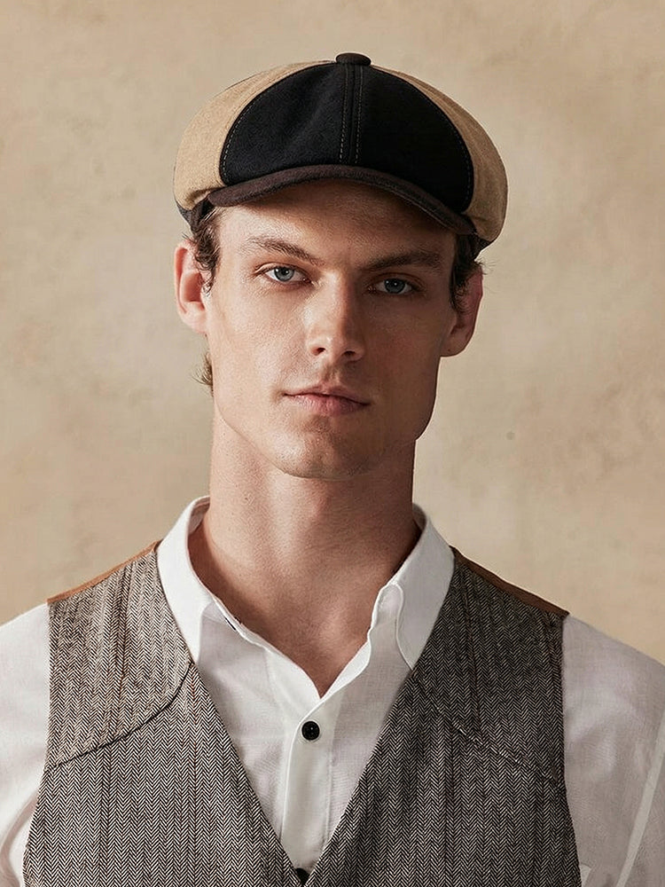 Gorra tipo newsboy