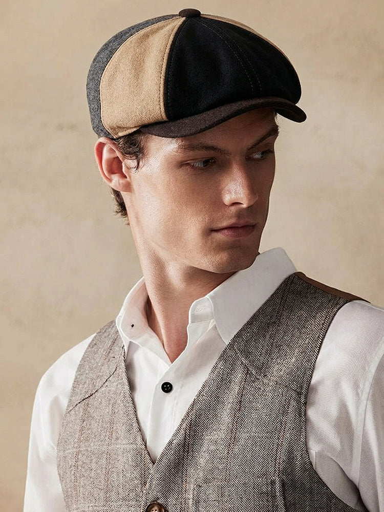 Gorra tipo newsboy