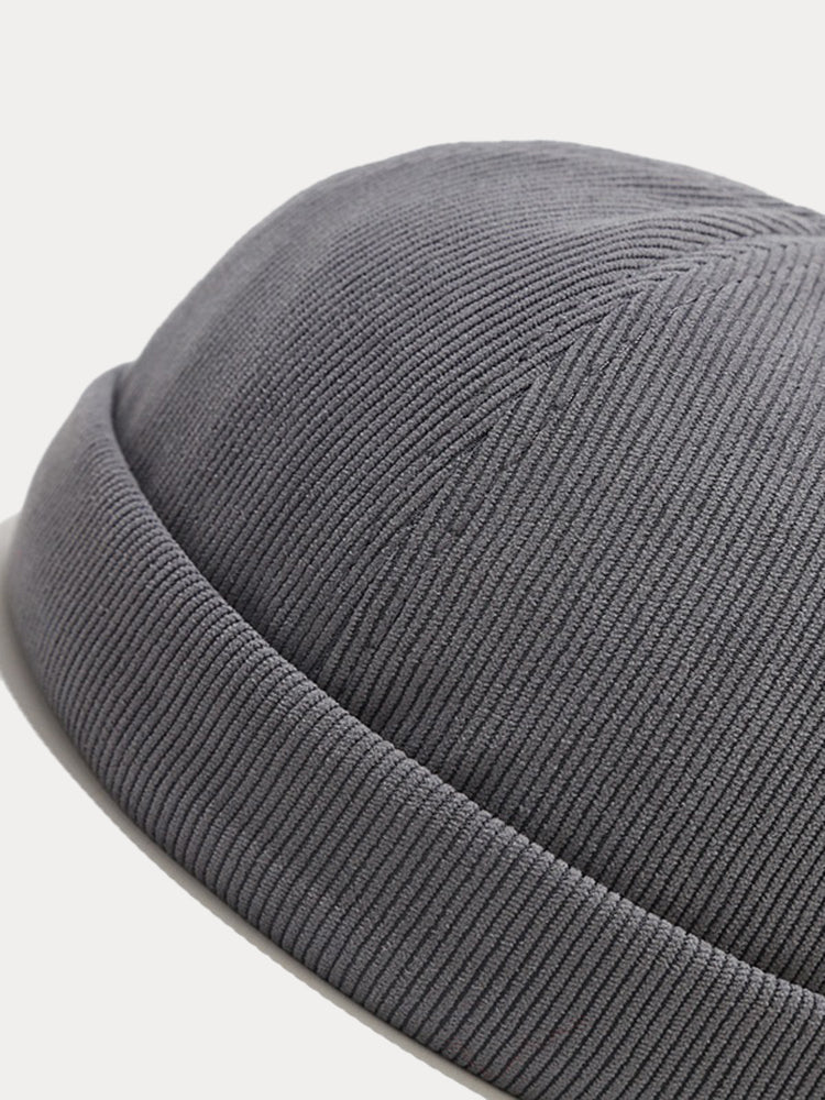 Gorro de pana sin visera clásico
