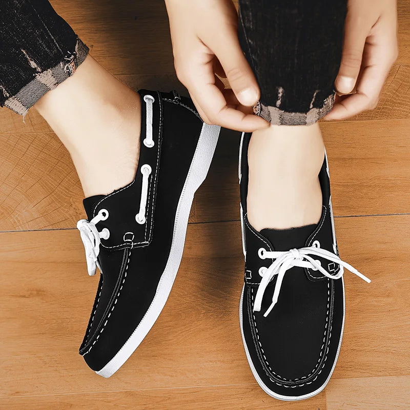 Mocasines de cuero