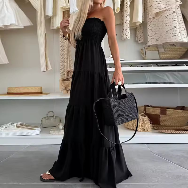 Vestido largo estilo bohemio