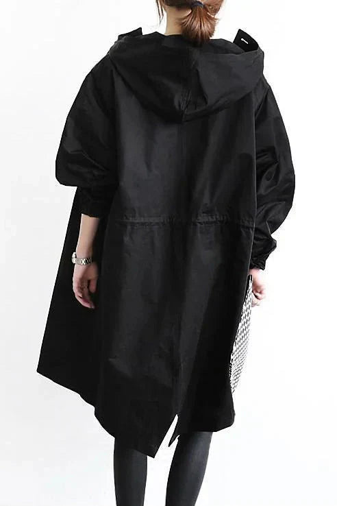 Abrigo impermeable para mujer cálido