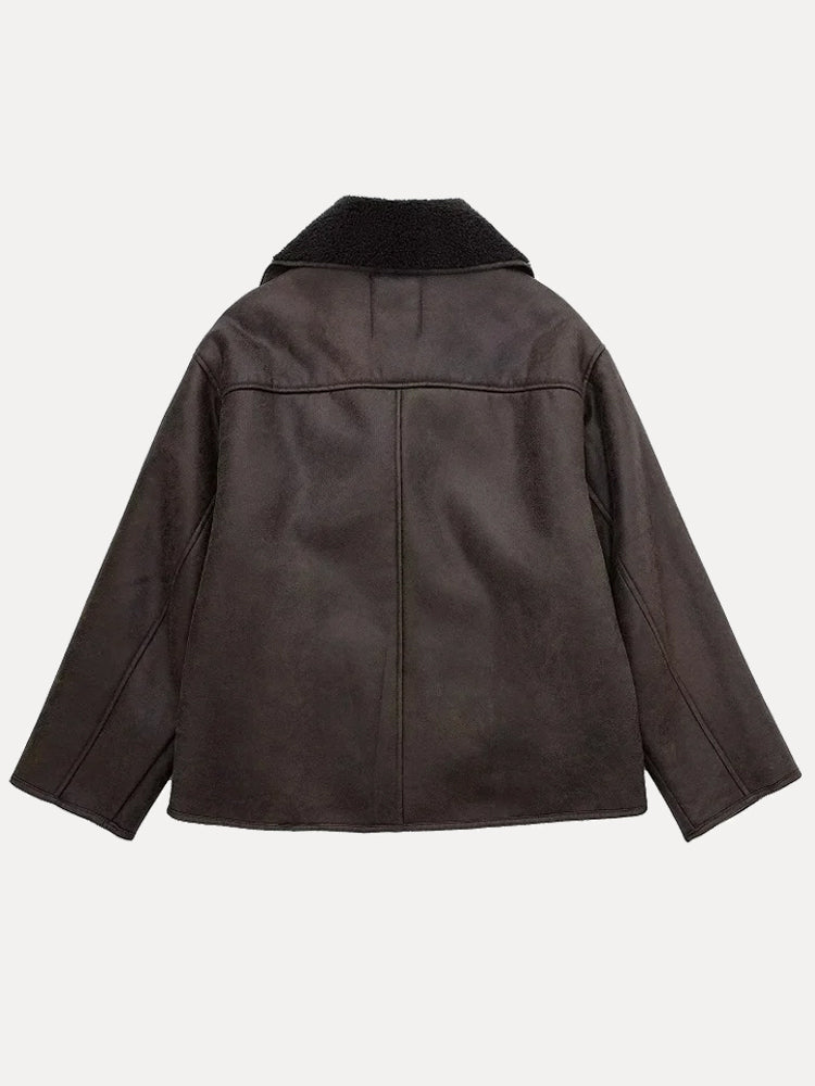 Abrigo moderno, elegante y cálido para mujer