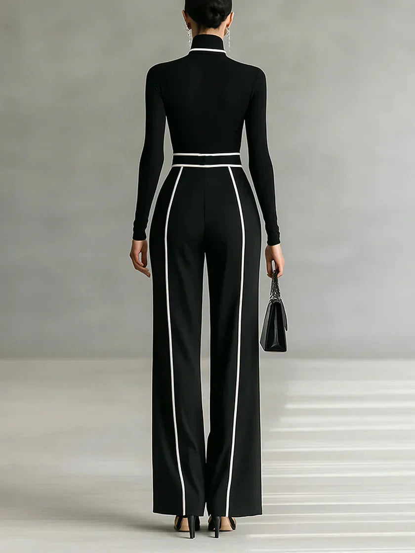 Conjunto negro y cinturón